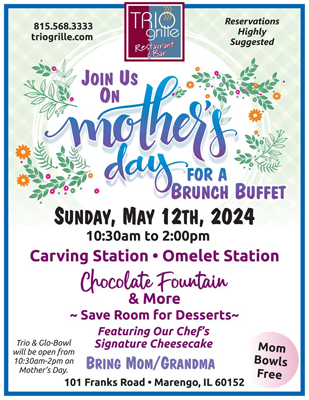 Mother's Day at Trio Grille