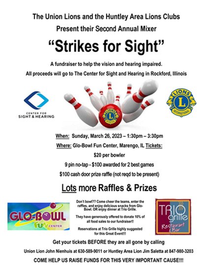 Bowling for sight and hearing 